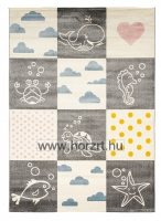 Kék csillagos szőnyeg 160x230 cm