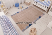 Pöttyös szőnyeg Világosszürke 200x200 cm