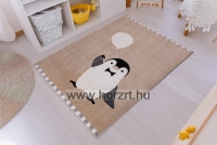 Pasztell szőnyeg Bézs pingvines 160x230 cm