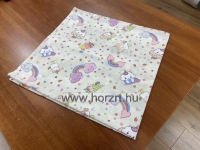 Törölköző, pamut, 30x50 cm, királykék