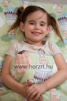 Bölcsődei vászonlepedő, fehér színű, sarokgumis