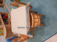 Törölköző, pamut, 30x50 cm, bézs