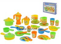 Élelmiszer szett bevásárló kosárban