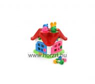 Geometriai toronyépítő, feladatkártyákkal