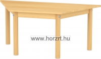 Trapéz asztal<br>120x60 cm<br>46 cm magas
