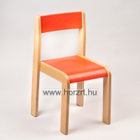 Lili szék, ovis méret, 30 cm magas, natúr, rakásolható