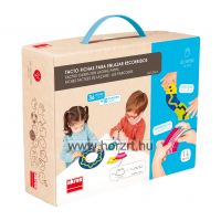 Fűzhető tapintós kártyák