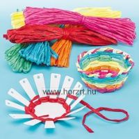 Raffia, narancssárga színű, 30 g