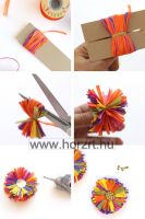 Raffia, piros színű, 30 g