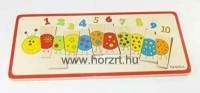Tanulj számolni a hernyóval! - Puzzle