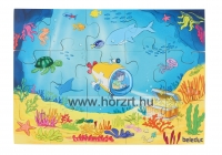 Padló puzzle-Tenger és világűr között