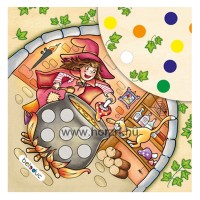 Boszorkánykonyha memória - forgatható gombatáblával