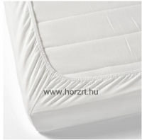 Gumis lepedő rácsos kiságyhoz - fehér