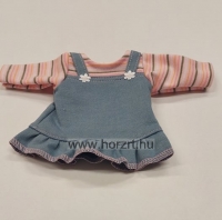 Babaruha - Kantáros ruha, kicsi, 24-32 cm-es babákra