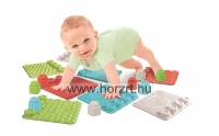 Clemmy - Szenzoros játszószőnyeg és építőkockaszett 6 hó+