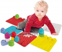 Clemmy - Szenzoros játszószőnyeg és építőkockaszett 6 hó+