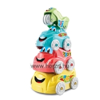 Clemmy - Egymásba rakható kisautók 10 hó+