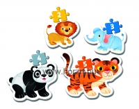 Első puzzle - Vadállatok 24 hó+