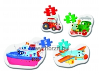Első puzzle - Járművek 24 hó+