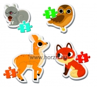Első puzzle - Erdei állatok 24 hó+