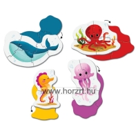 Első puzzle - Tengeri állatok<br>24 hó+