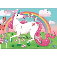 Puzzle 2x20 darabos -<br>Mágikus unikornis