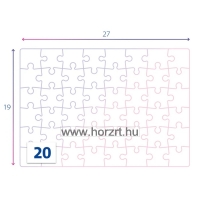 Puzzle 2x20 darabos -<br>Mágikus unikornis