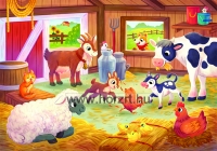 Puzzle 2x20 darabos -<br>Farm világa