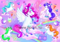 Puzzle 24 darabos maxi - Mágikus unikornisok
