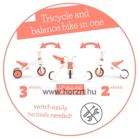 Chillafish - Bunzi a variálható tanulóbicikli - korall rózsaszín 12 hó+