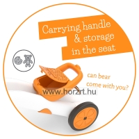 Chillafish - Bunzi a variálható tanulóbicikli - mandarin sárga 12 hó+