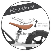 Tanulóbicikli, ezüst-barna  24 hó+