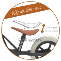 Tanulóbicikli, fekete-barna  24 hó+