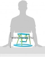 Úszó kosárlabda állvány érzékelő labdákkal