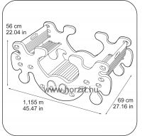 FEBER LUX Hinta és asztal egyben 12 hó+