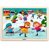 Puzzle 4 évszak,<br>4 darabos szett 24 hó+