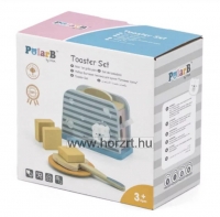 Pasztell kenyérpirító tartozékokkal