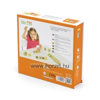 Készségfejlesztő szortírozó játék, érzékszervek