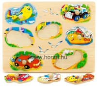 Fogantyús puzzle repülős 12 hó+