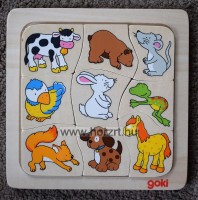 Puzzle Ki mit eszik? 24 hó+