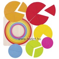 Körpuzzle - törtek