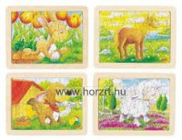 Puzzle, állatok