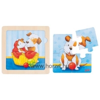 Puzzle állatos 12 hó+