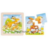 Puzzle állatos 12 hó+