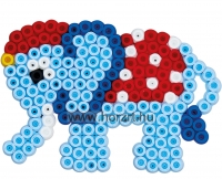 Hama MIDI gyöngy - készlet-vegyes 3 alaplappal