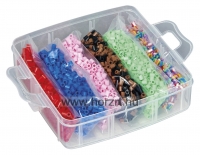 Hama Tárolódoboz gyöngyökhöz 6000 db gyöngy és 3 alaplap