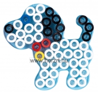 Hama MAXI Első Alaplapom, átlátszó - Kutya és téglalap