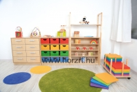 Tároló 20 db négyszögletes ülőpárnához