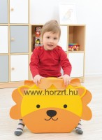 Állatos ülőpárna és puff - oroszlán