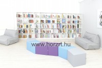 Babzsák kanapé szürke színben